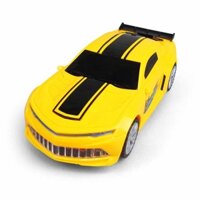 KIDS BUMBLEBEE TRANSFORMERS ROBOT TOY BUMP & GO CAR SOUNDS FLASHING