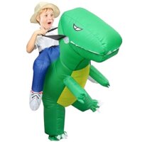 KIDS CHILD INFLATABLE T REX DINOSAUR COSTUME COSPLAY GIRLS BOYS RIDE DINOSAUR HALLOWEEN PARTY INFLATED GARMENT