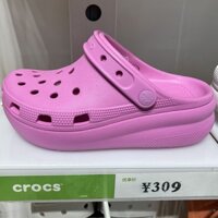 Kids Crocs Cutie Classic Clog xăng đan đế xuồng sandal đi biển giày chống trượt #207708