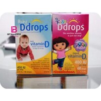 Kids Ddrops Vitamin D3 Nickelodeon Canada dạng giọt, 400IU 60 giọt