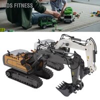 Kids Fitness RC Máy Xúc 1/20 Quy Mô 11 Kênh 2.4G MHz Hợp Kim Nhựa Điều Khiển Từ Xa Xe Xây Dựng Đồ Chơi Cho Bé Trai
