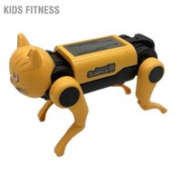Kids Fitness Robot chạy bằng năng lượng mặt trời Đồ chơi chó Bộ đồ Quà tặng cho trẻ em Giáo dục robot xây dựng bé trai gái