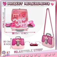 Kids Make Up Toys Fashion Sling Bag Pretend Play Set Girls Makeup Set For Kids