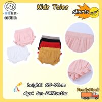 Kids Tales Quần short bé gái mùa hè quần short cotton Quần legging trẻ sơ sinh Quần lót Quần thường ngày