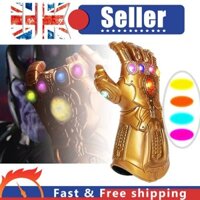Kids Thanos Gloves Infinity Gauntlet with LED Light Avengers 4 Cosplay Children Gift Toys