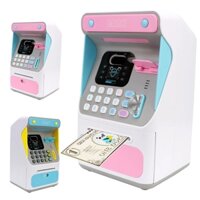 KIDS TOYS SIMULATED FACE RECOGNITION ATM PASSWORD ATM MONEY BANK SAFE MONEY SAVING BOX TOYS