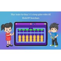 kids up toán học tư duy soroban gói 1 năm