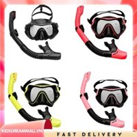 [Kidsdreammall.vn] Kính bơi dành cho người lớn Mặt nạ lặn dưới nước Bộ ống thở thở