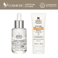 Kiehl's Clearly Corrective Dark Spot Solution 50ml + Ultra Light Daily UV Defense SPF50 PA++++ 60ml