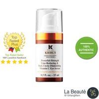 Kiehl's Powerful-Strength Line-Reducing & Dark Circle-Diminishing Vitamin C Eye Serum - Serum Mắt Làm Mờ Nếp Nhăn & Giảm Quầng Thâm 15ml