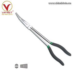 Kiềm gắp dài mũi cong Toptul DFAH1211- 11″