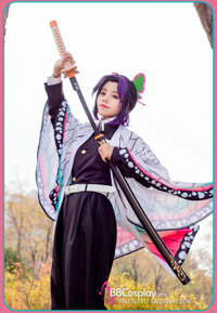 Kiếm Gỗ Cosplay Trùng Trụ Kochou Shinobu - Kimetsu No Yaiba