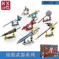 kiếm lego kiếm lego giá rẻ kiếm lego 1m lego kiếm genshin impact Khối xếp hình lắp ráp vũ khí thú vị, các hạt nhỏ, kiếm tinh xảo, rìu, giáo