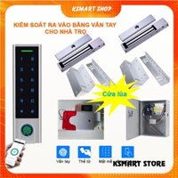 Kiểm soát ra vào bằng vân tay, khóa vân tay cho nhà trọ quản lý qua app Tuya (dành cho cửa lùa)