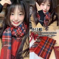 Kiểm tra khăn quàng cổ Cặp đôi Sinh viên Jek Đồng phục Hàn Quốc Instagram Khăn quàng cổ Nhật Bản Mùa đông