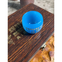 Kiến trản- Chén ngọc thấu quang khắc chìm kinh phật