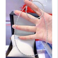 KIỀNG BẠC KIỂU XOẮN KÉP CỰC SÁNG