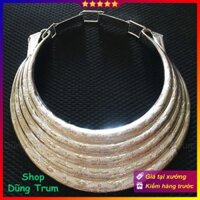 Kiềng cổ 5 tầng liền sáng đẹp, vòng cổ dân tộc, phụ kiện hầu đồng DT002