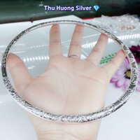 KIỀNG CỔ CHẠM RỒNG BẠC TA NGUYÊN CHẤt