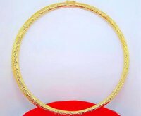 Kiềng cổ cưới chạm rồng mạ vàng 24k EKH674