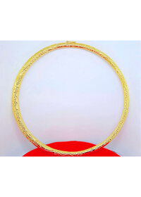 Kiềng cổ cưới chạm rồng mạ vàng 24k EKH674