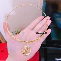 Kiềng cổ mạ vàng mặt Sd cao cấp _minhAnh09