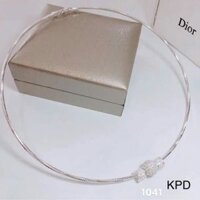 Kiềng cứng bạc ý liền mặt bi