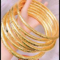 Kiềng cưới mạ vàng 24k cực đẹp có tặng kèm hộp nhung đỏ khi mua hàng