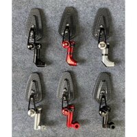 Kiếng ( gương ) xe máy kiểu lá chân kiếng 3d , gắn gù xi cacbon cao cấp