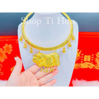 kiềng heo cưới cô dâu xi vàng 24 cao cấp mẫu mới về