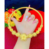 Kiềng hoa mai cưới cô dâu xi vàng 24 khoá gài mẫu mới về