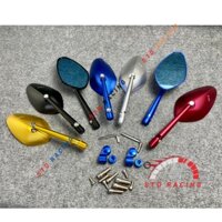 Kiếng KÍNH chiếu hậu Rizoma mẫu sò lớn, gương màu xanh chống chói, kính kiểu muỗng lớn dễ quan sát