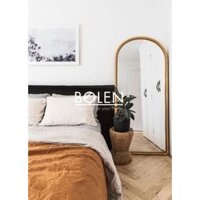 KIẾNG SOI TOÀN THÂN GỖ THÔNG VÒM CÓ CHÂN GSTT240A