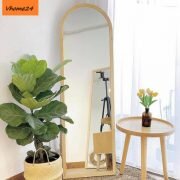 *KIẾNG SOI TOÀN THÂN GỖ THÔNG VÒM CÓ CHÂN GSTT240A