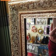 KIẾNG SOI TOÀN THÂN TREO TƯỜNG KHUNG MẠ VÀNG GSTT133