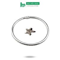 Kiềng Tay Vòng Tay, Lắc Tay Nữ  Dạng Kiềng Phay Đẹp Thanh Lịch Bạc Chuẩn 925 Chính Hãng BẠC HIỂU MINH LTU541