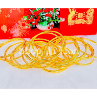 Kiềng tròn cưới cô dâu kiềng 2 chỉ mạ vàng 24 mẫu mới về