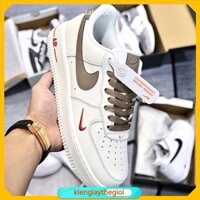 🏠kiengiaythegioi🏠Giày Af1 vệt nâu, Air Force 1 nâu trắng. bản cao cấp  Full Box bill