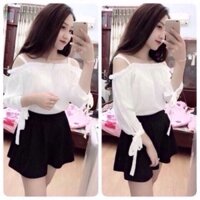 Kiểu áo dây trễ vai sành điệu ạ (loại 1)