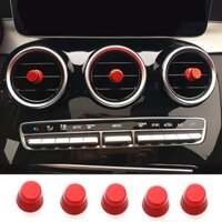 Kiểu Dáng Xe Điều Hòa Ổ Cắm Núm Công Tắc Nút Bao Phù Hợp Cho Xe Mercedes Benz C GLC Class C200 C180L Phụ Kiện Ô Tô