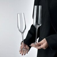 Kiểu Pháp ins Ly Champagne Thân Cao Blogger Ly Rượu Ngọt Sủi Bọt Ly Rượu Lễ Tình Yêu Ly Cocktail