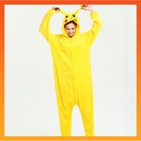 Kigurumi Bộ Đồ Ngủ Liền Thân Hóa Trang Động Vật Hoạt Hình pikachu stitch Khủng Long Cho Nam Và Nữ