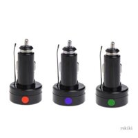Kiki 12V Màn hình LED kỹ thuật số Vôn kế Đồng hồ đo điện áp Đồng hồ đo bảng điều khiển cho xe máy