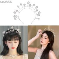 Kikin Cưới Tiaras Cô Dâu Tiaras Ngôi Sao Tiaras Ngôi Sao Băng Đô Kim Cương Giả Đầu