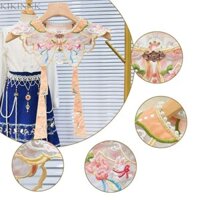 Kikin Thanh Lịch Có Thể Tháo Rời Cổ Áo Thêu Khăn Choàng Quấn Trang Phục Trung Quốc Cổ