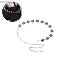 Kikin Vintage Dây Xích Dây Kim Loại Đầu Lâu Đầu Thắt Lưng Dây Xích Trang Trí Đầm Dây Xích Đảng Thắt Lưng Nữ Punk Body J
