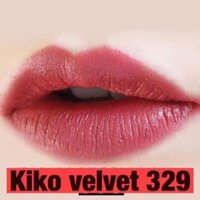 Kiko 329 - đỏ gạch . Màu đẹp, lì lại tôn da