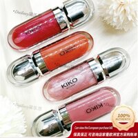 KIKO MILANO 3D HYDRA Lipgloss Son bóng Dưỡng ẩm cho môi tạo đôi môi căng mọng ba chiều #01#04#05#11#17#27#18#41 6.5ml