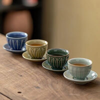 Kiln Change Master Cup 65ml Single Cup Kung Fu Tea Set Gốm Trà Cốc Cá Nhân Ice Cracked Tea Cup