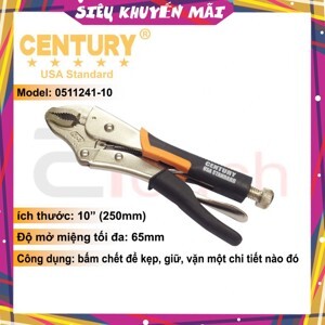 Kìm bấm chết bọc nhựa Century 0511241